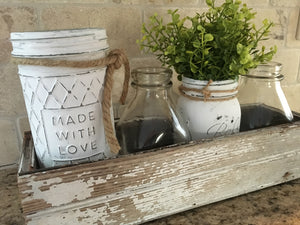 Paint and Distress Glass Jars - Quick Craft