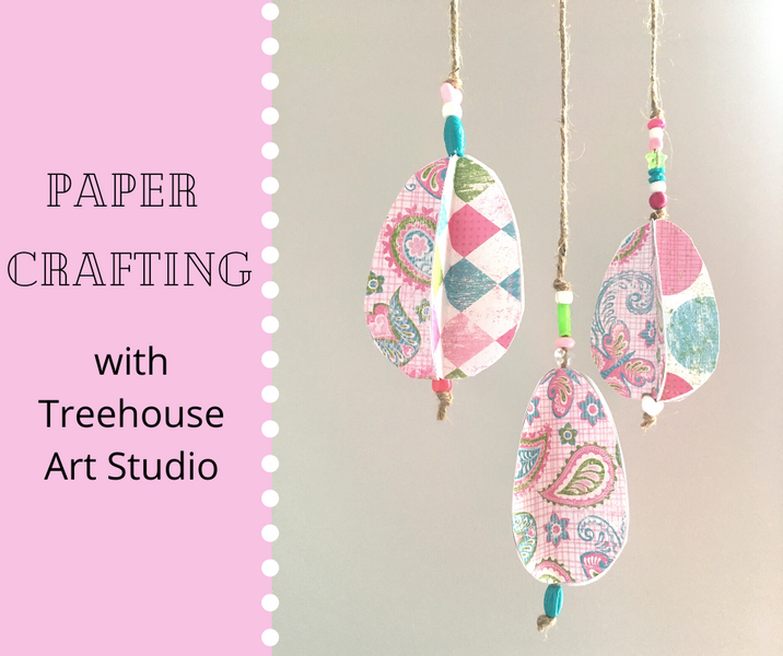 At Home Craft: Paper Crafting 3D shapes