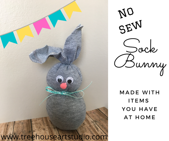 At Home Craft: No Sew Sock Bunnies