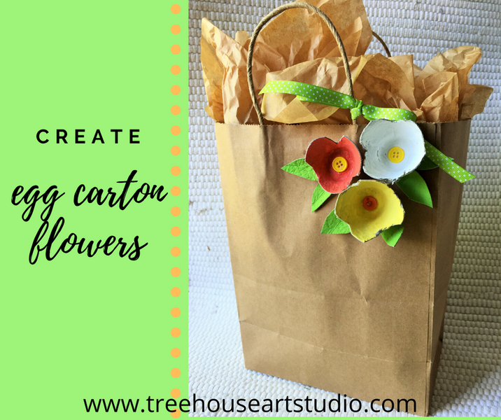At Home Craft: Egg Carton Flowers